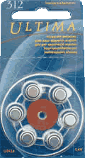 6 size 312 (Brown Tab) Zinc Air batteries
